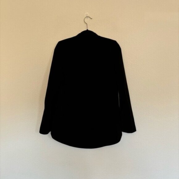 Lovers and Friends Size Medium Blazer Jacket Black Open Front - Picture 5 of 7